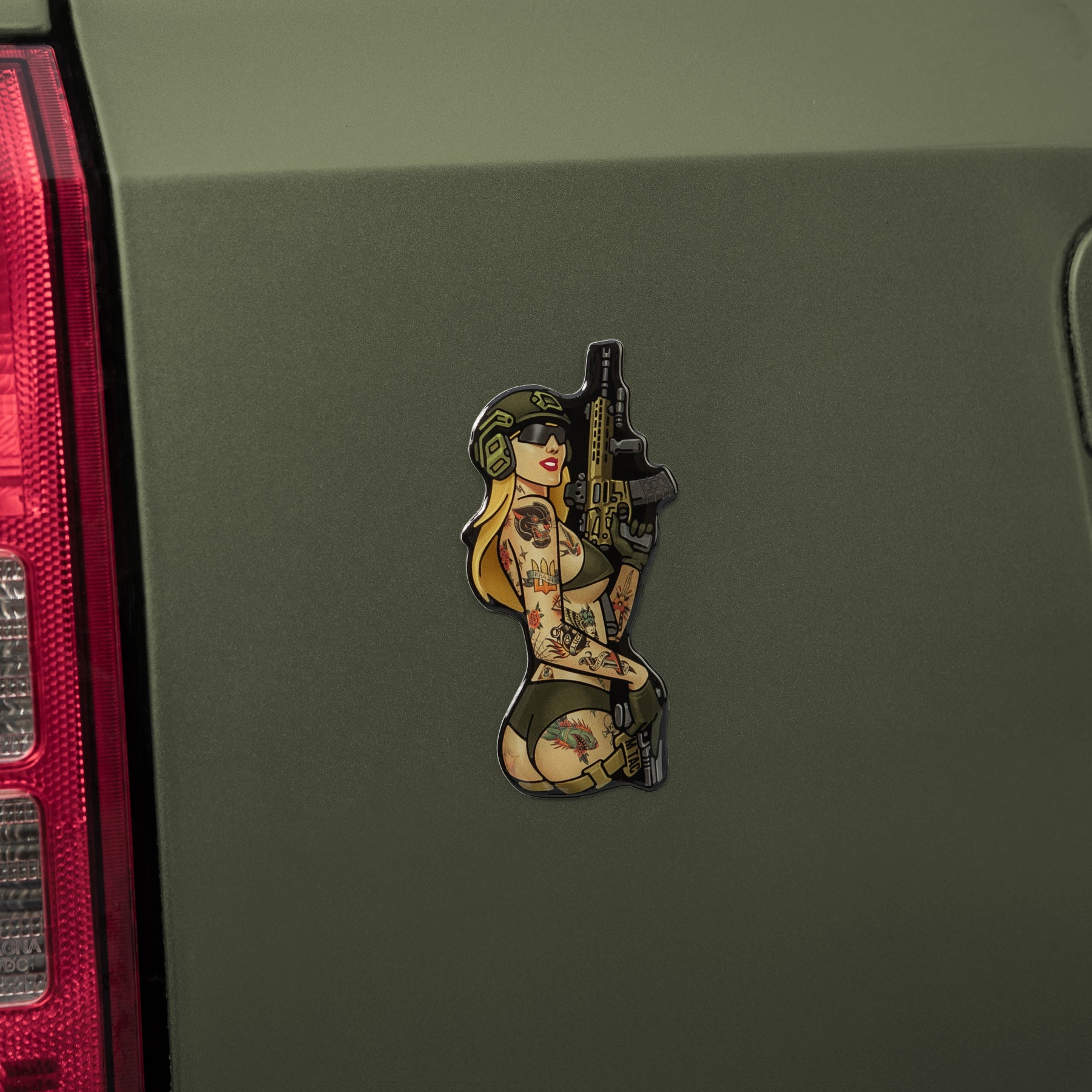 M-Tac наклейка Tactical girl №4 tatoo Пантера