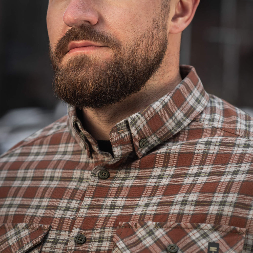 M-Tac сорочка Lumberjack Cotton Shirt Brown/Grey