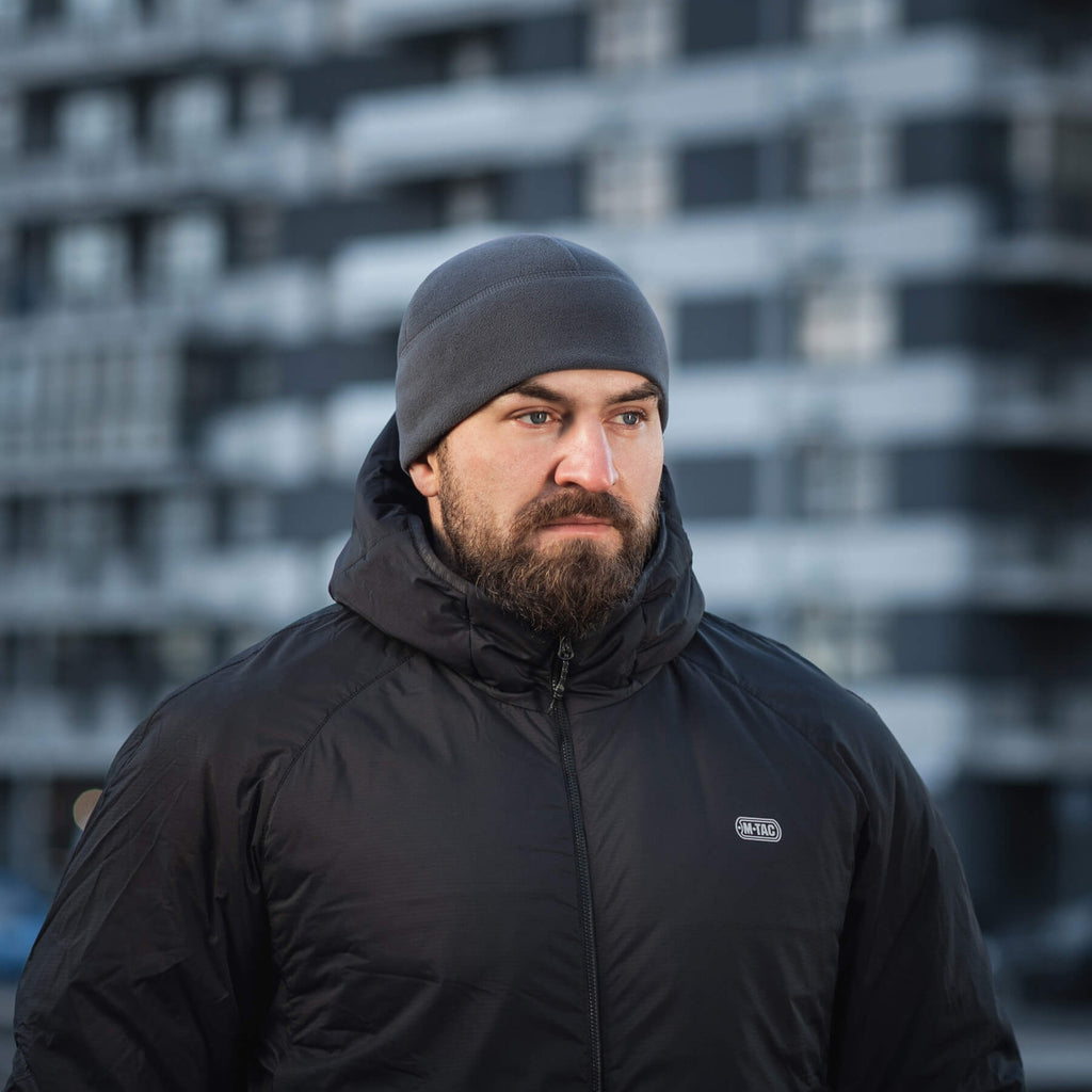 M-Tac шапка Watch Cap Elite фліс (320г/м2) Dark Grey
