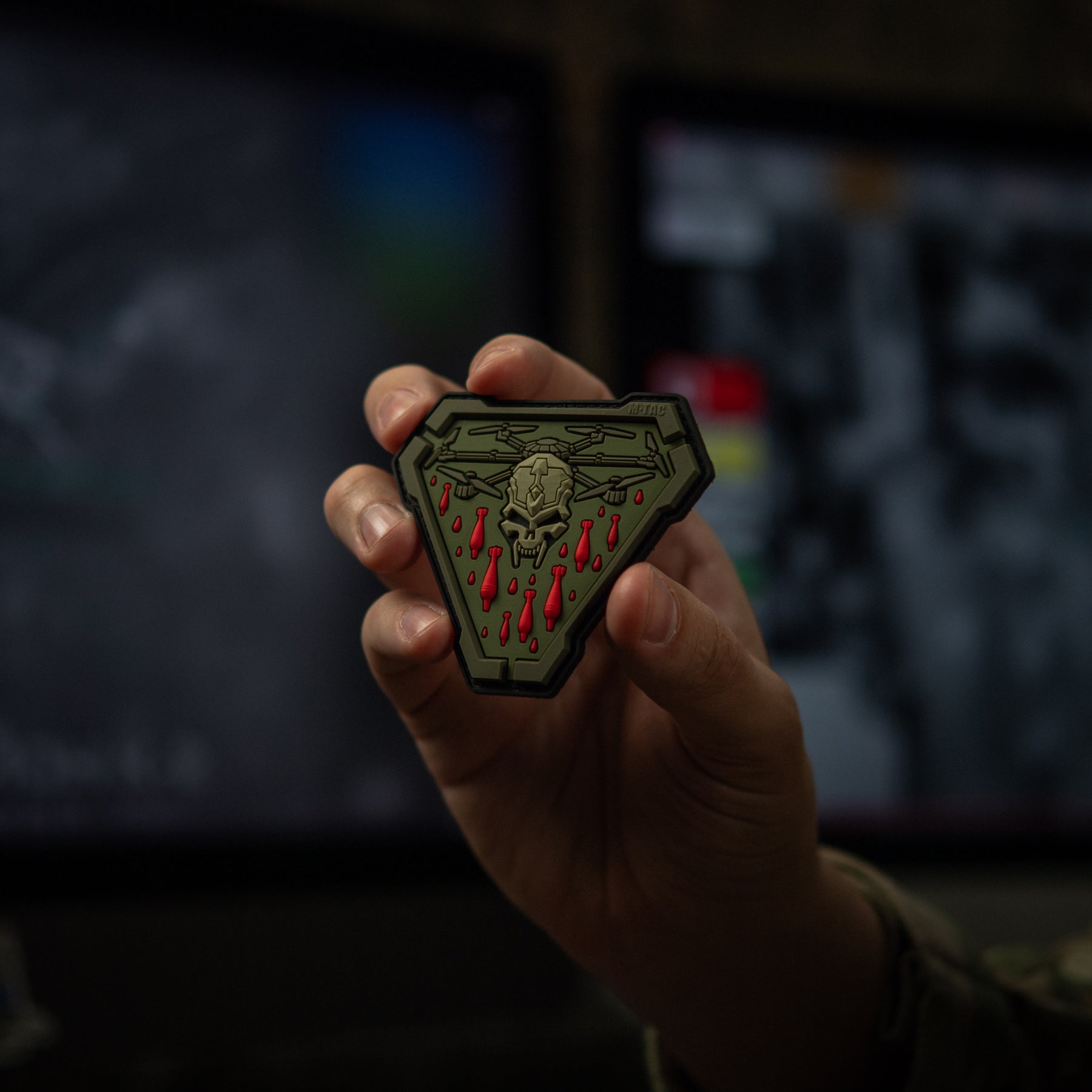M-Tac нашивка Vampir PVC Olive