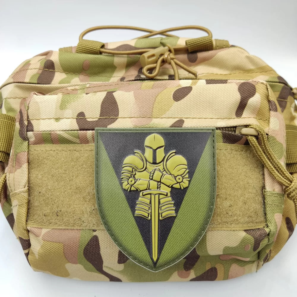 Нашивка ПВХ ЗСУ 17 окрема танкова бригада ОК Схід польовий обємни