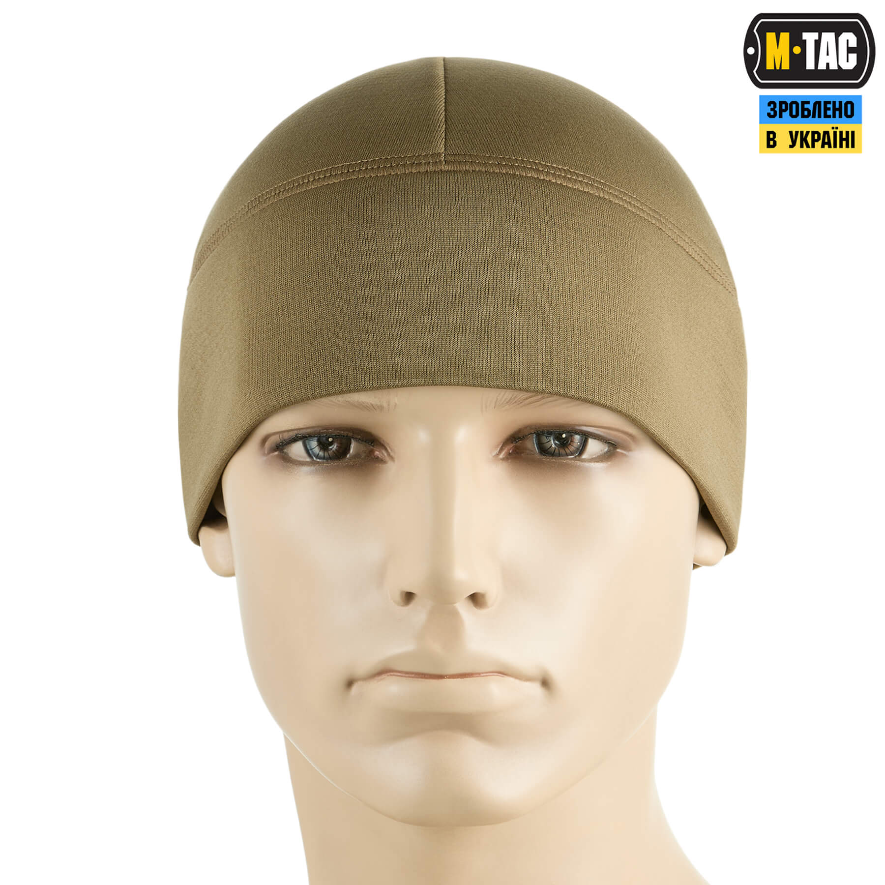 M-Tac шапка-підшоломник мікрофліс ріп-стоп Tan