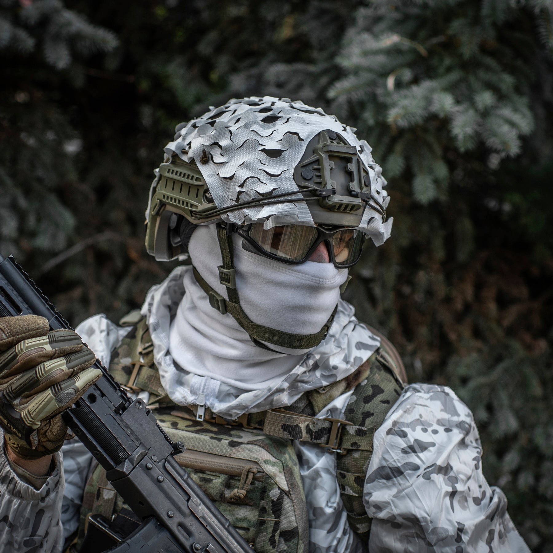 M-Tac кавер на шолом Вільха FAST Multicam Alpine