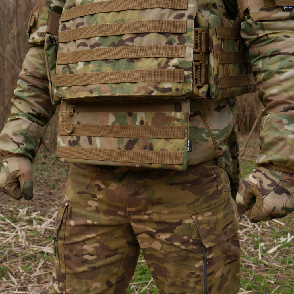 Захист живота (кишківник) Kiborg з балістичним пакетом 1 клас захисту Militex Multicam