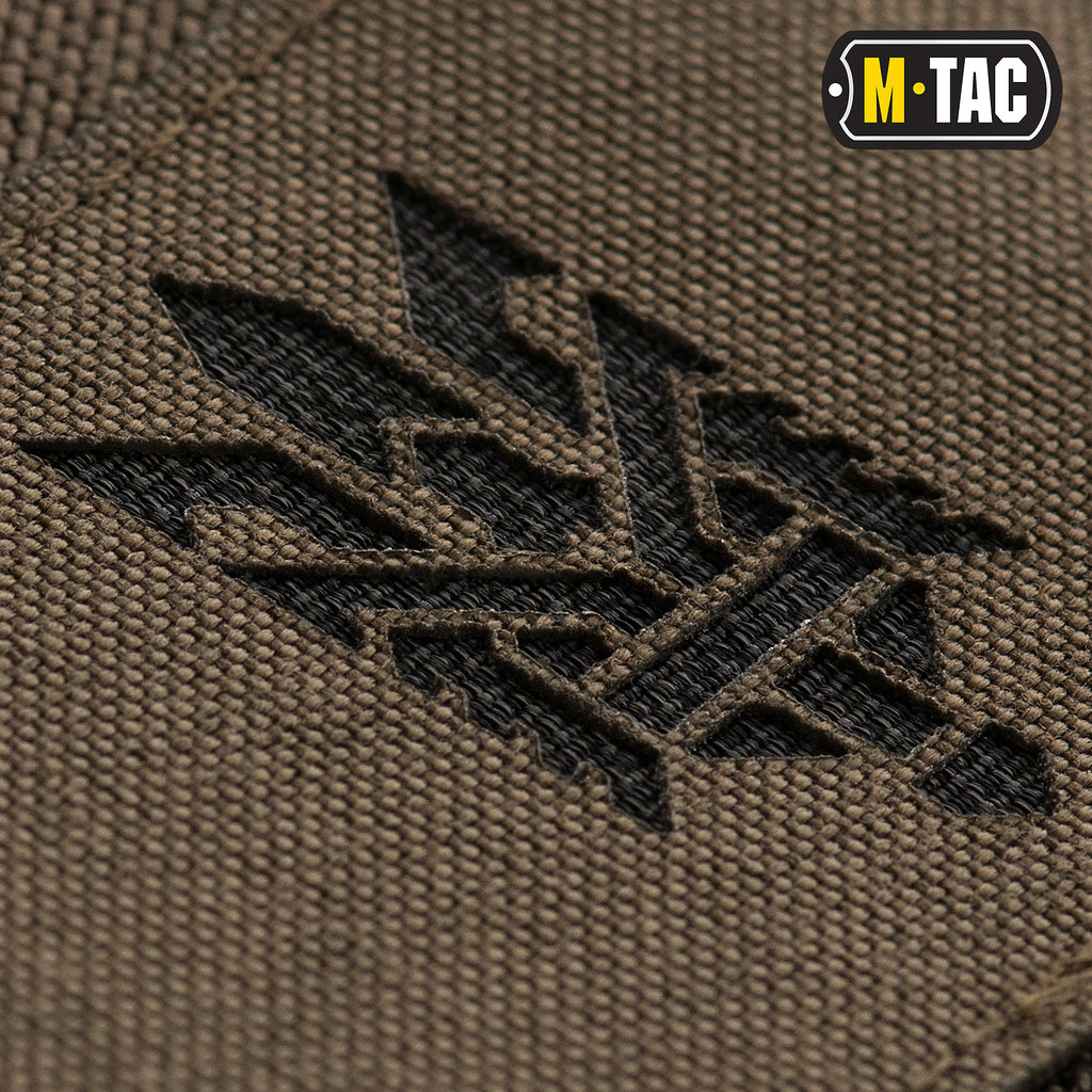 M-Tac нашивка Тризуб (стилізація) Laser Cut горизонтальна Ranger Green/Black
