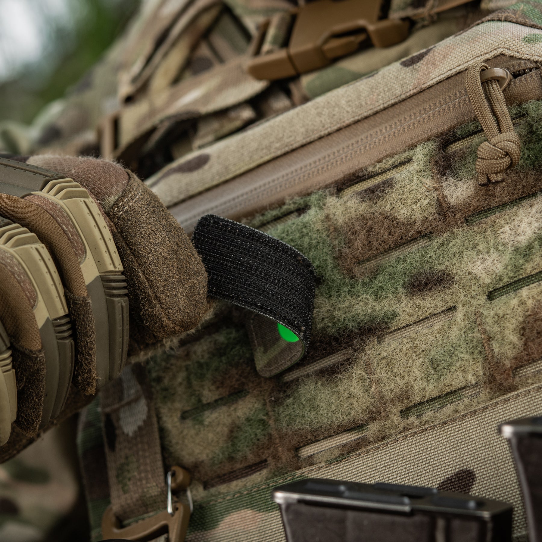 M-Tac нашивка Cat Eyes Laser Cut Multicam/Green/GID