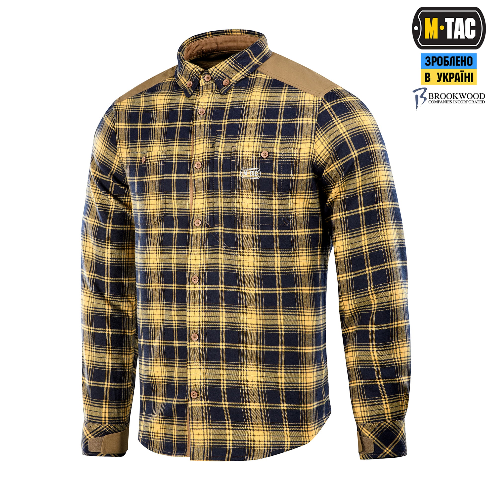 M-Tac сорочка Redneck Cotton Navy Blue/Yellow