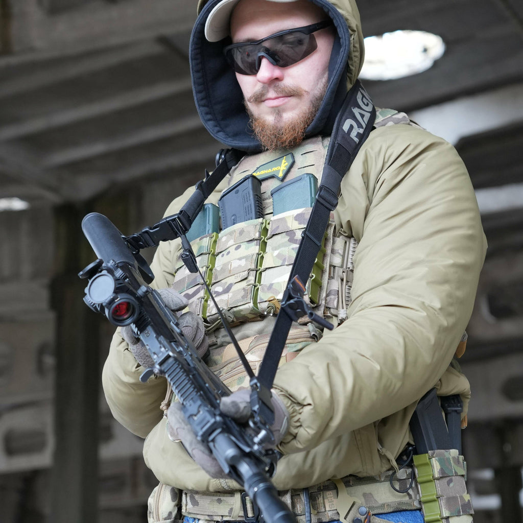 Збройовий ремінь RAGNAROK "KRAKEN" Gen.2 QD (Триточковий) Чорний