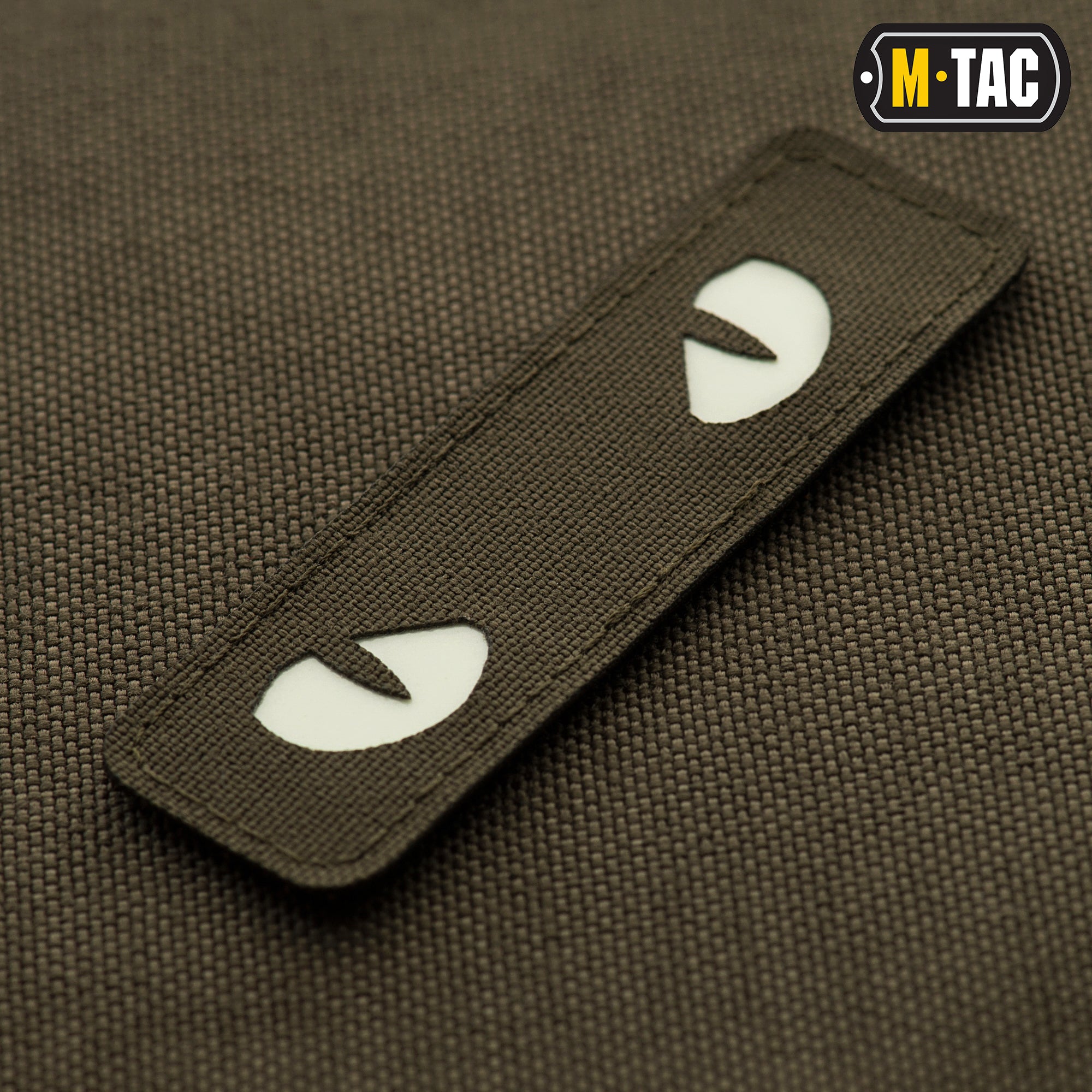 M-Tac нашивка Cat Eyes Laser Cut Ranger Green/світлонакопичувач