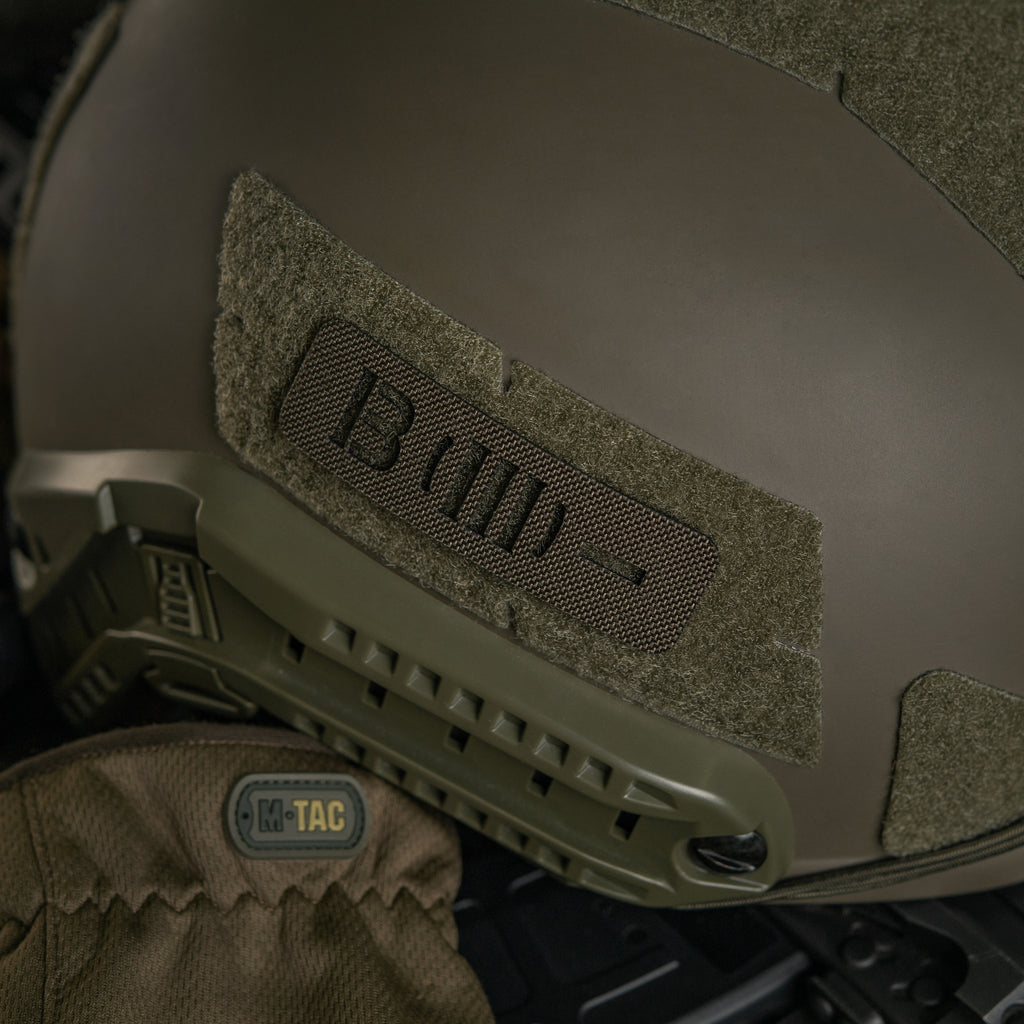 M-Tac нашивка група крові B (III) - наскрізна Laser Cut 25х80 Ranger Green