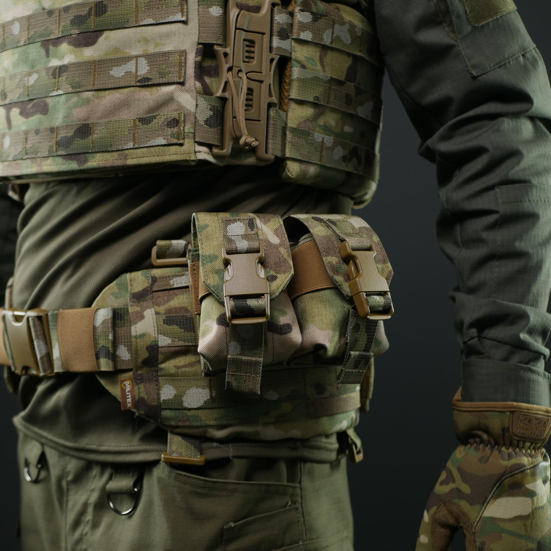 Підсумок для 2 гранат Militex Cordura original USA Мультикам