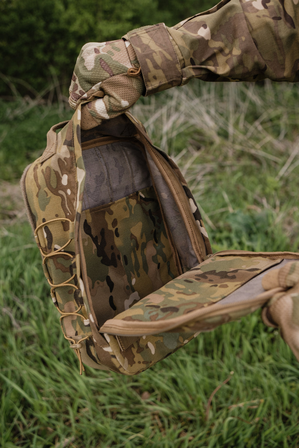 Рюкзак з MOLLE швидкоз'ємний мультикам