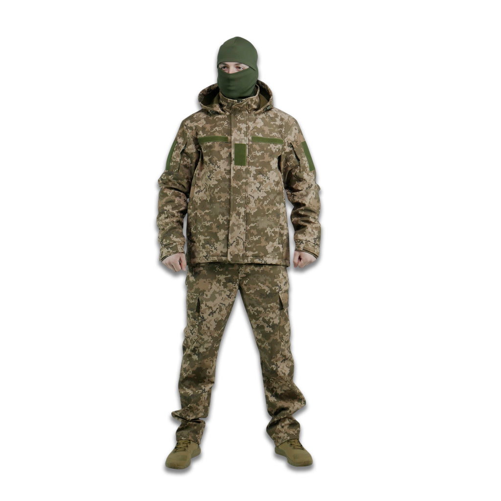 Демісезонний костюм Softshell Kiborg Піксель