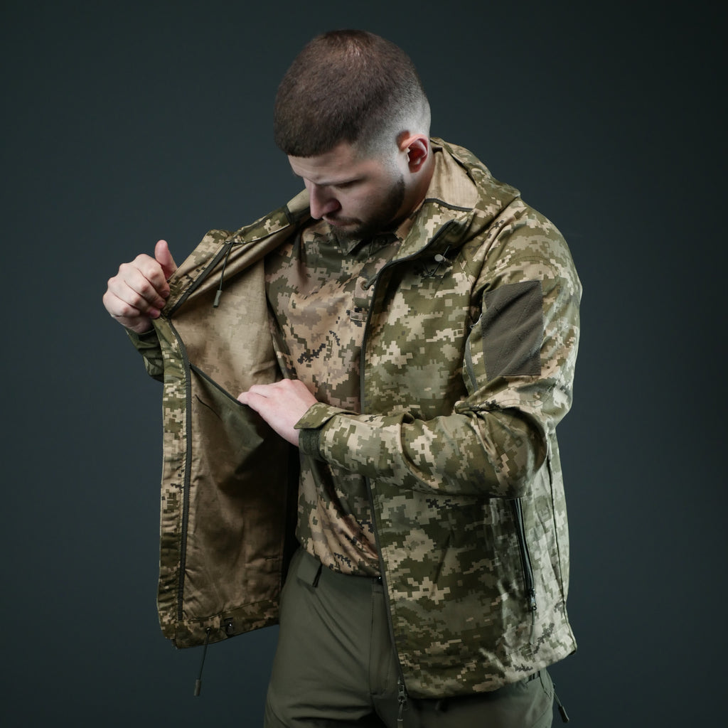Тактична куртка Twill GEN I | Піксель | Літня військова куртка без підкладки