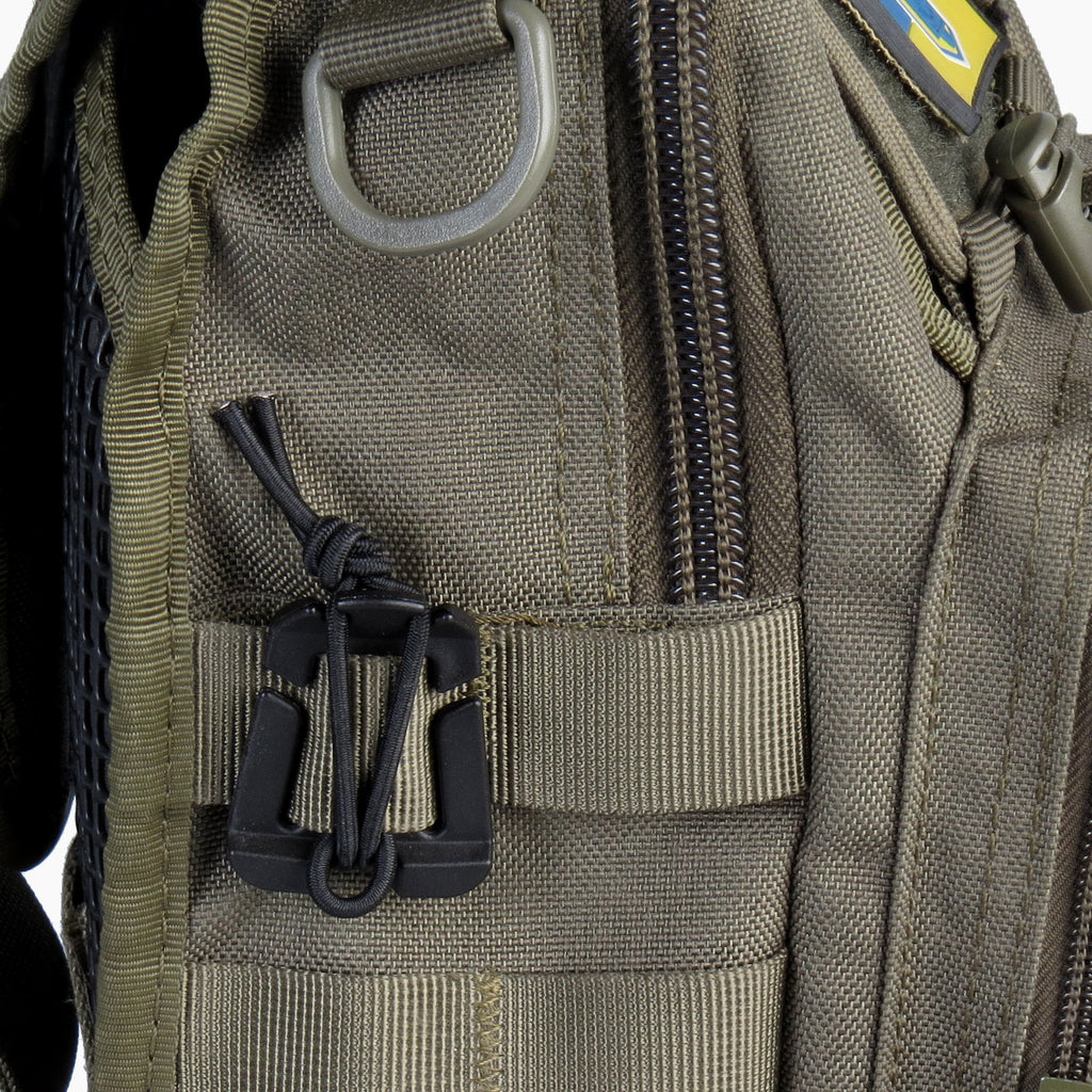 Кліпса універсальна на систему MOLLE чорна