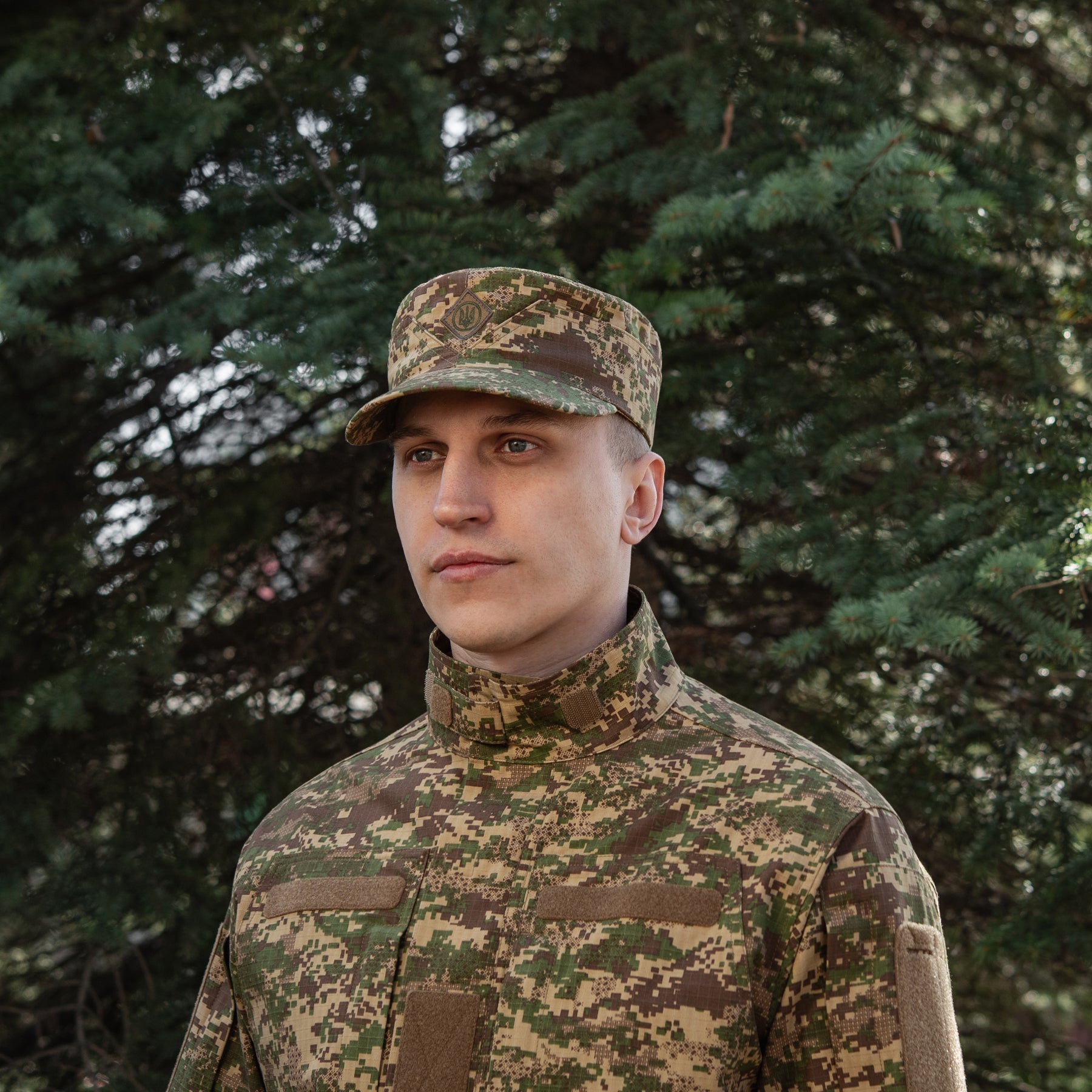 M-Tac Кашкет-мазепинка з гербом ріп-стоп NGU Camo