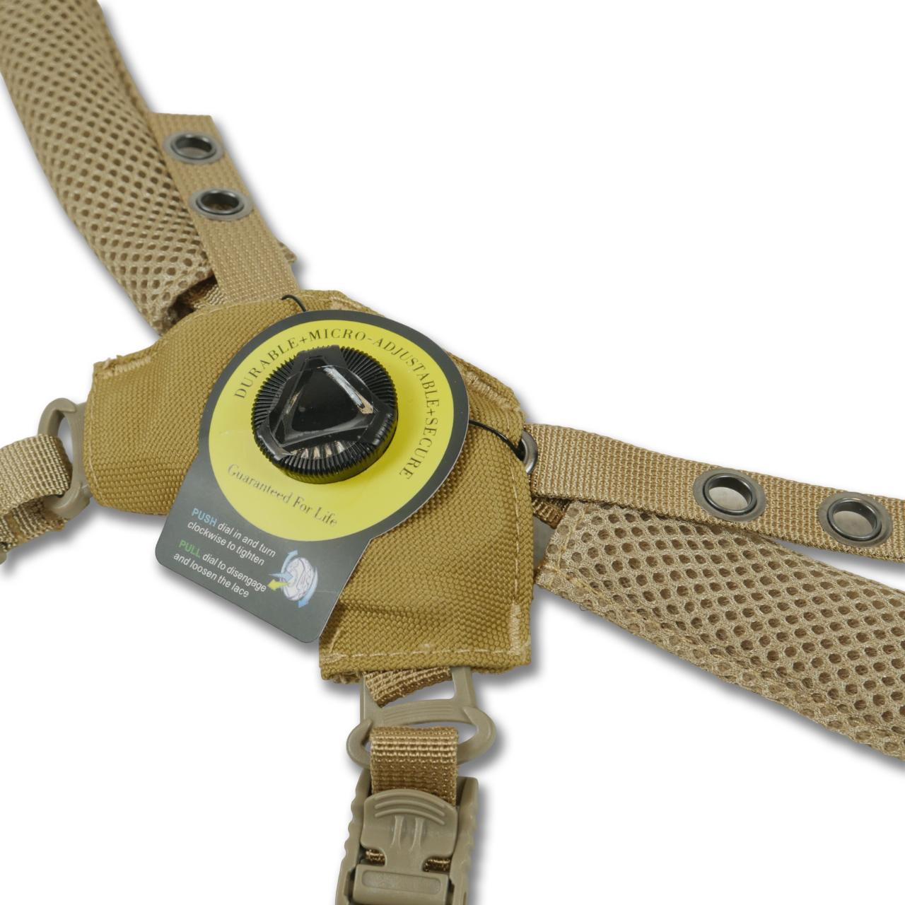 Підвісна система + подушки для шолому Team Wendy Cam Fit (R) GEN.3 Койот