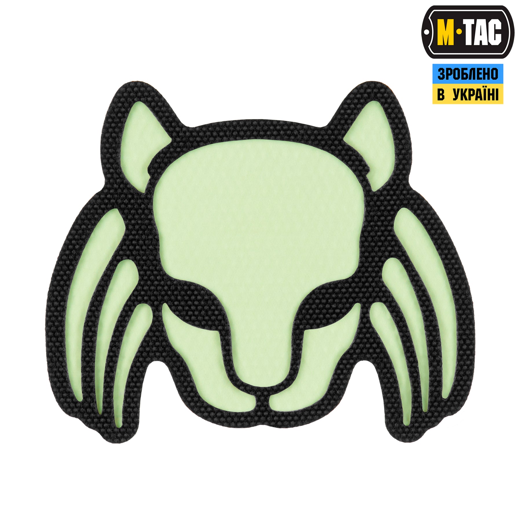 M-Tac нашивка Cat Predator Black/GID