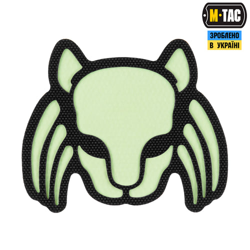M-Tac нашивка Cat Predator Black/GID