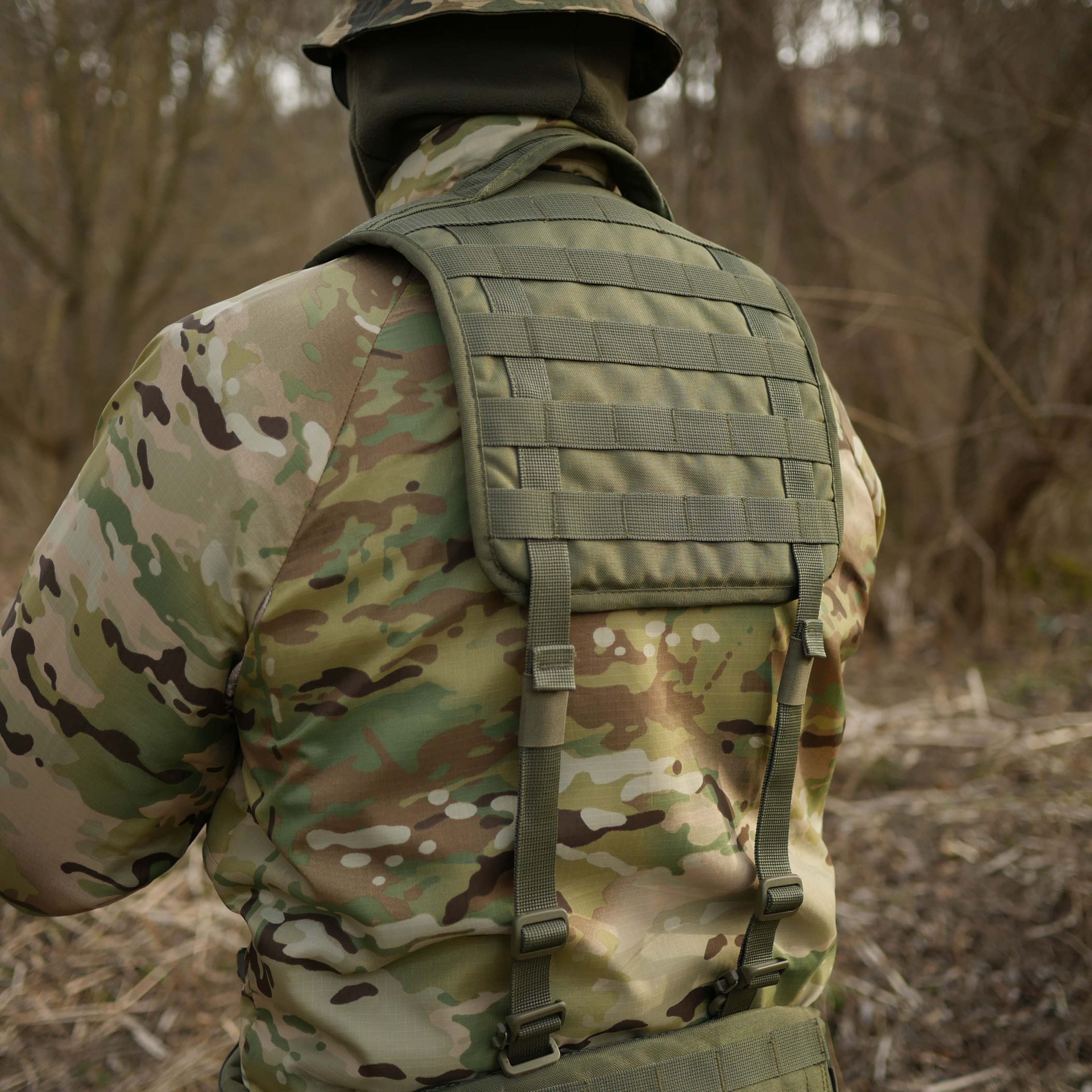 Лямки хакі для ремінно-плечової системи (РПС) Kiborg Cordura