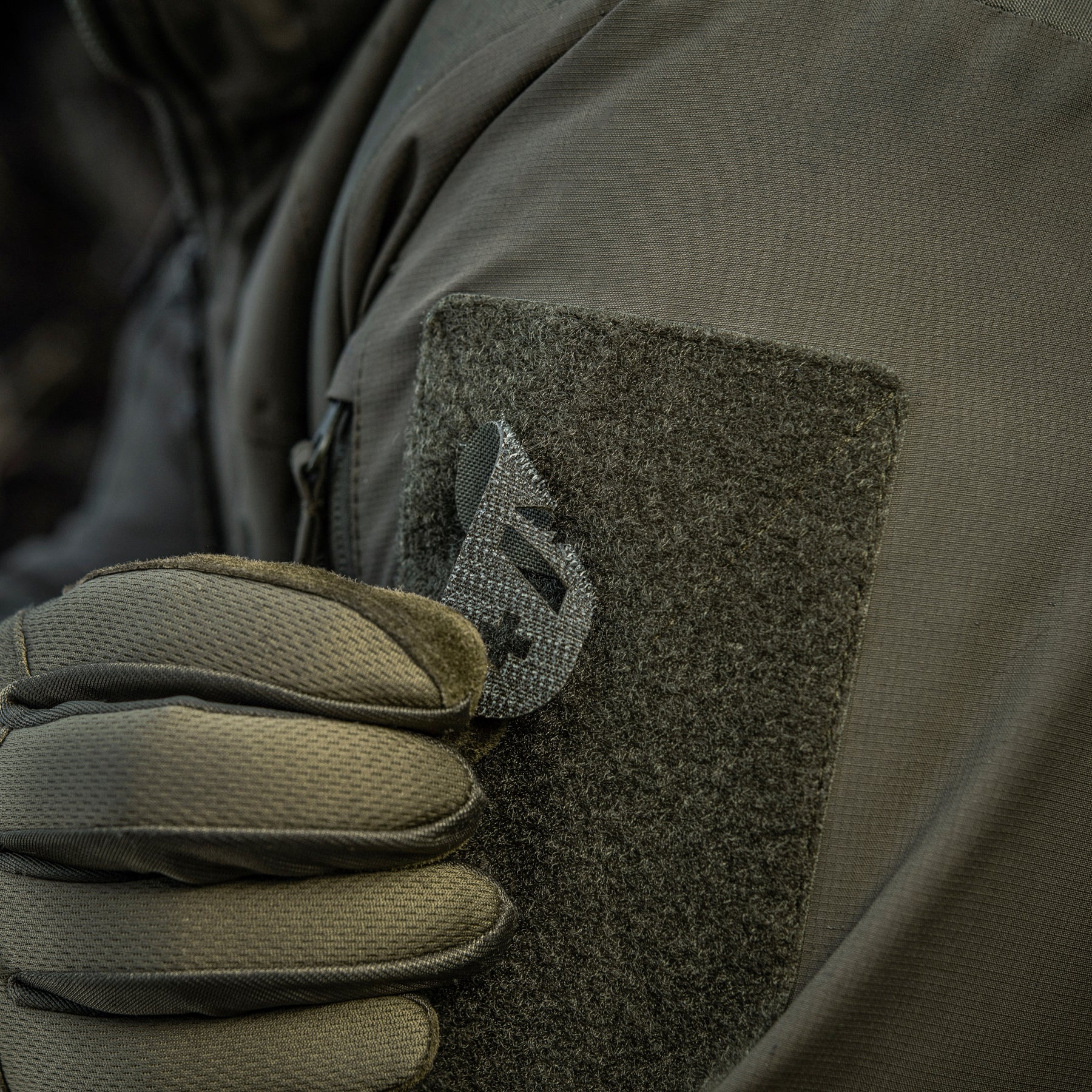 M-Tac нашивка група крові +A+ наскрізна Laser Cut Ranger Green