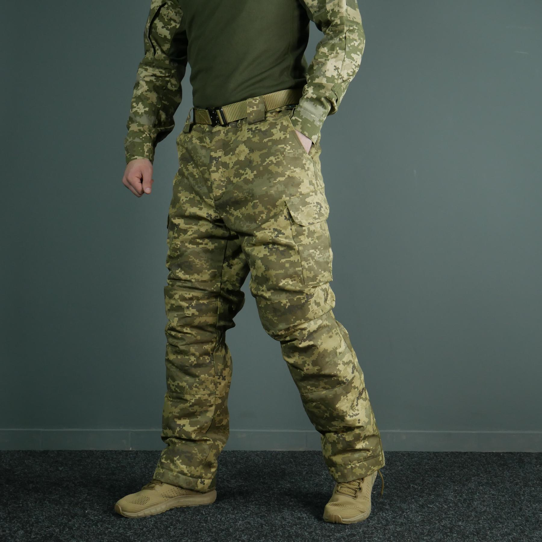 Зимові штани піксель