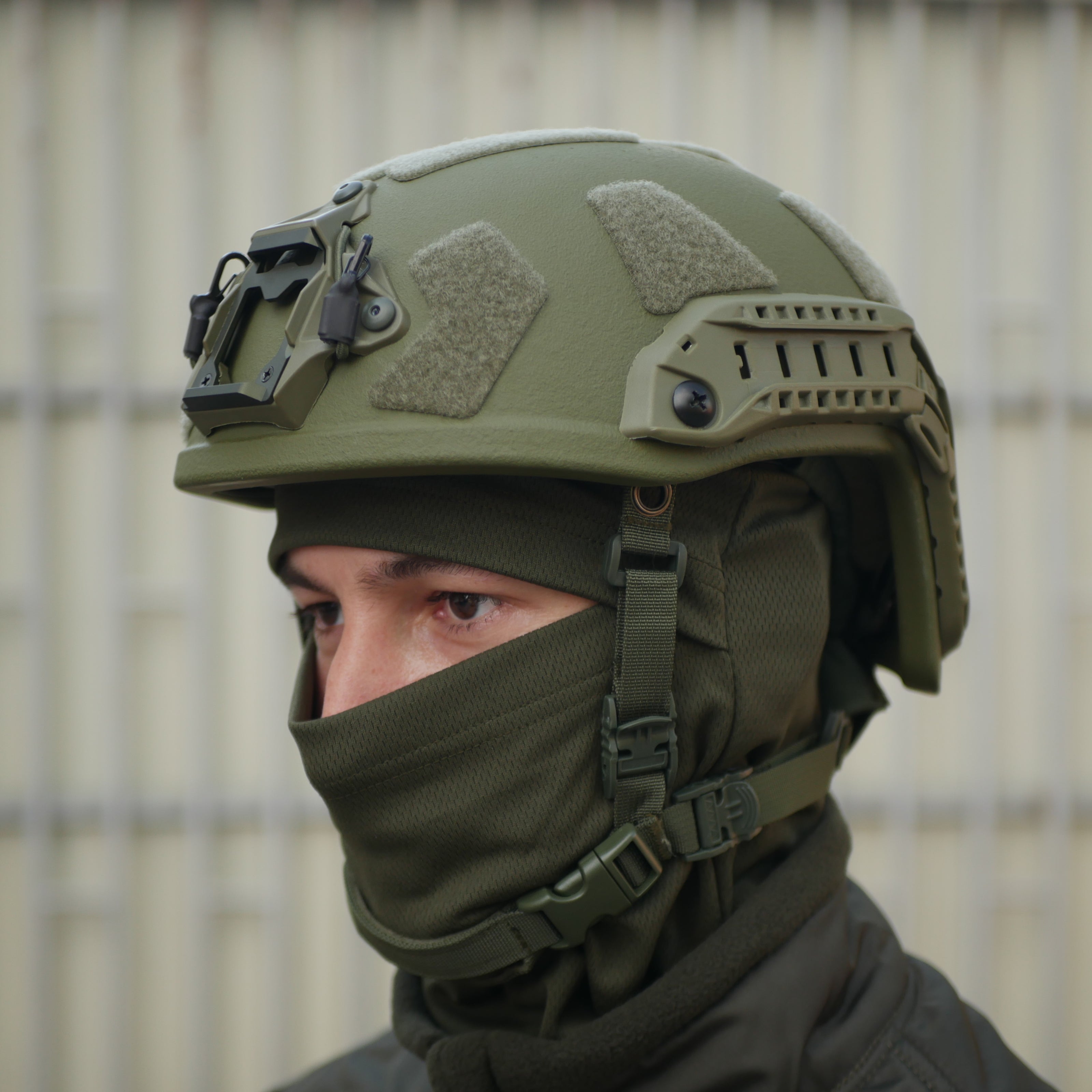 Балістичний шолом Олива (M, L) FAST PE GEN III AGGRESSIVE