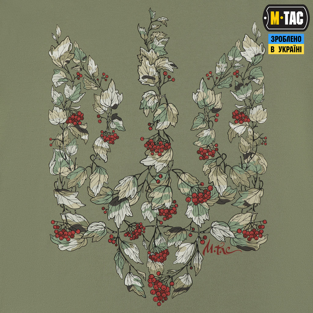 M-Tac футболка Тризуб калина camo Light Olive