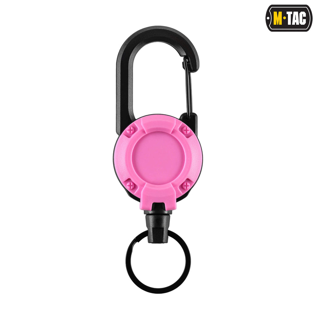 M-Tac карабин зі шнуром для ключів Pink