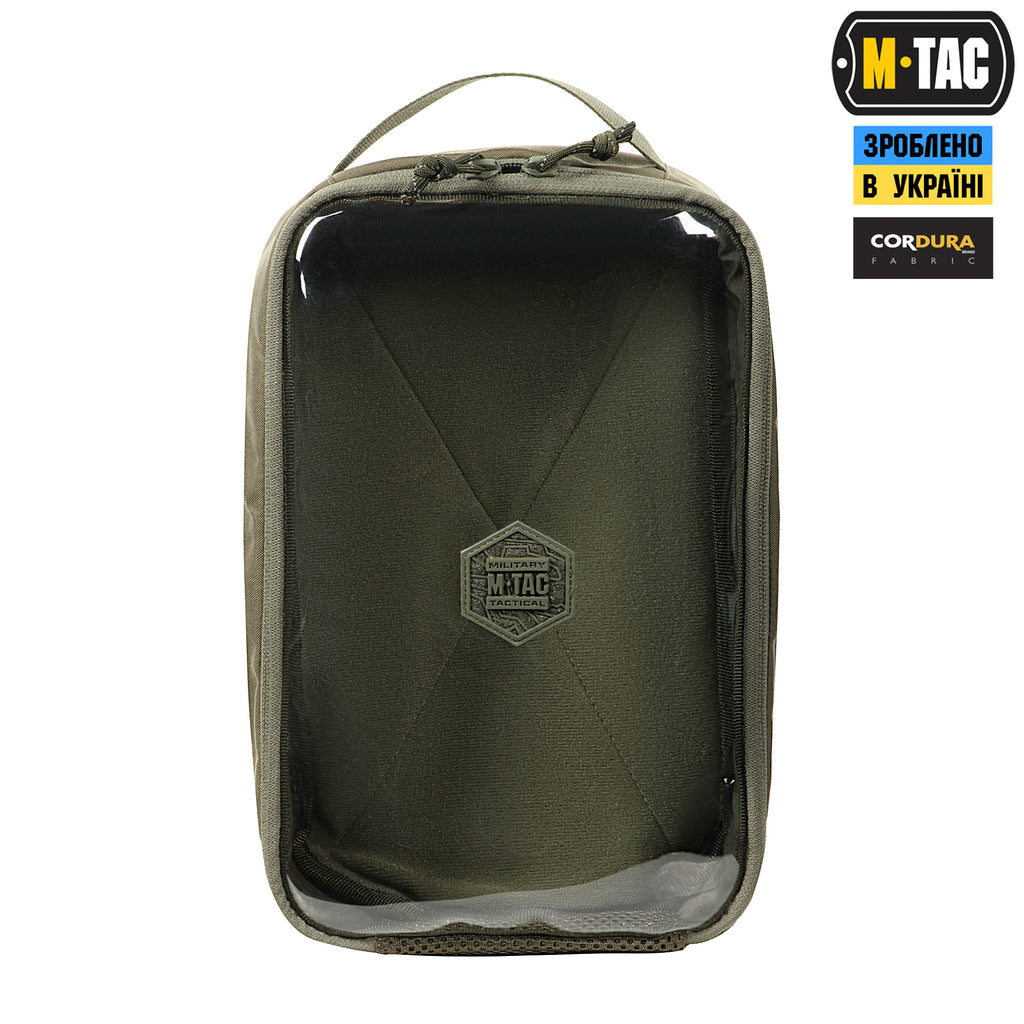M-Tac органайзер утилітарний прозорий Elite Large Gen.II Ranger Green