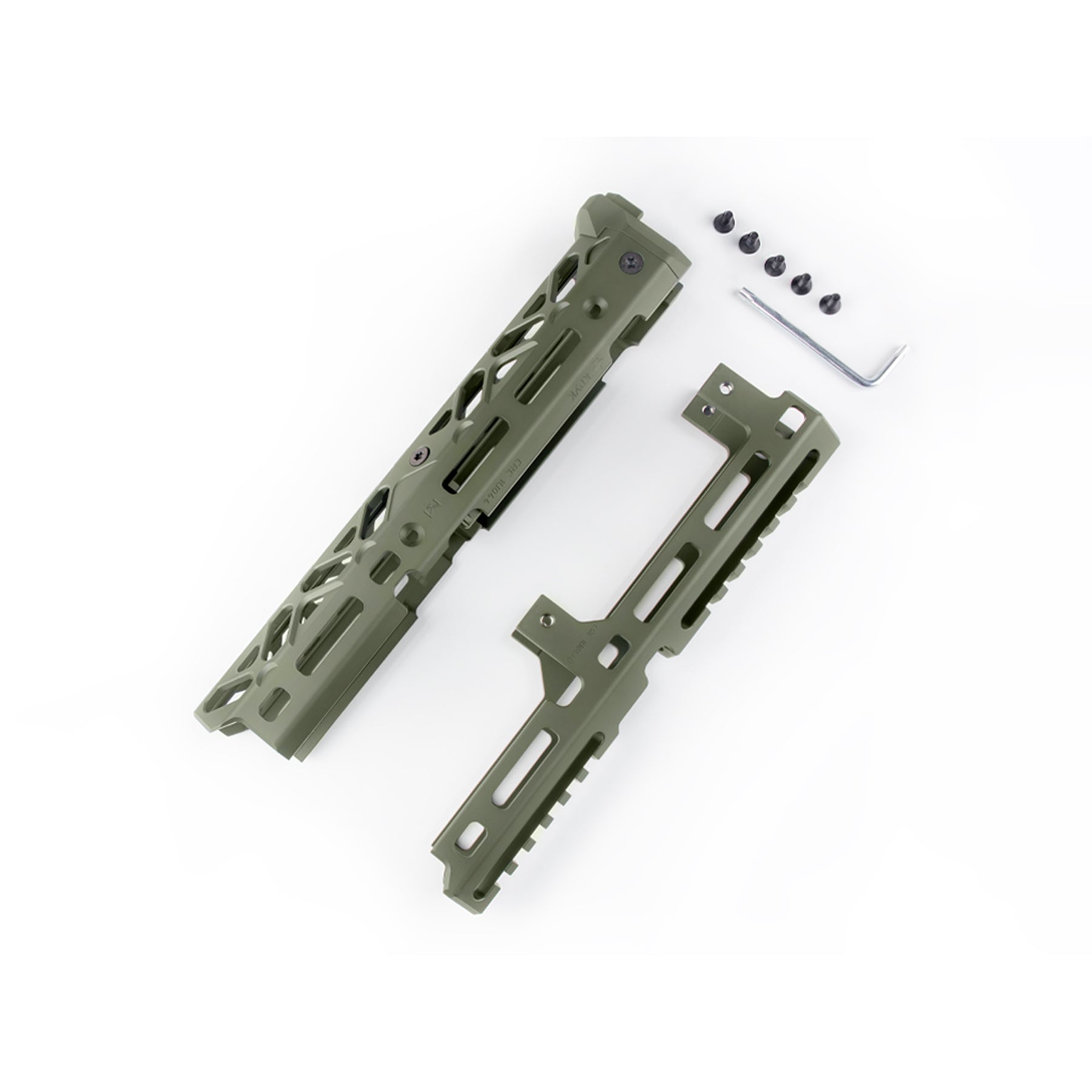 Крук M-Lock цівка довга для АКС-74У довга верхня накладка OD Green (1U044B)