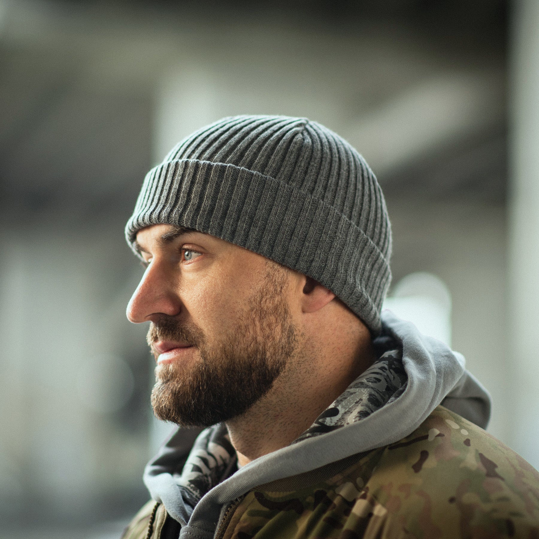 M-Tac шапка вязана 100% акрил Grey