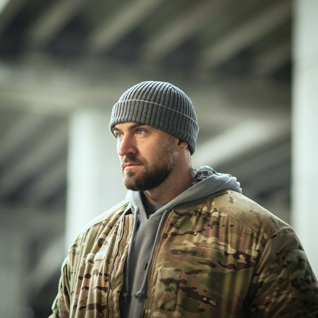 M-Tac шапка вязана 100% акрил Grey