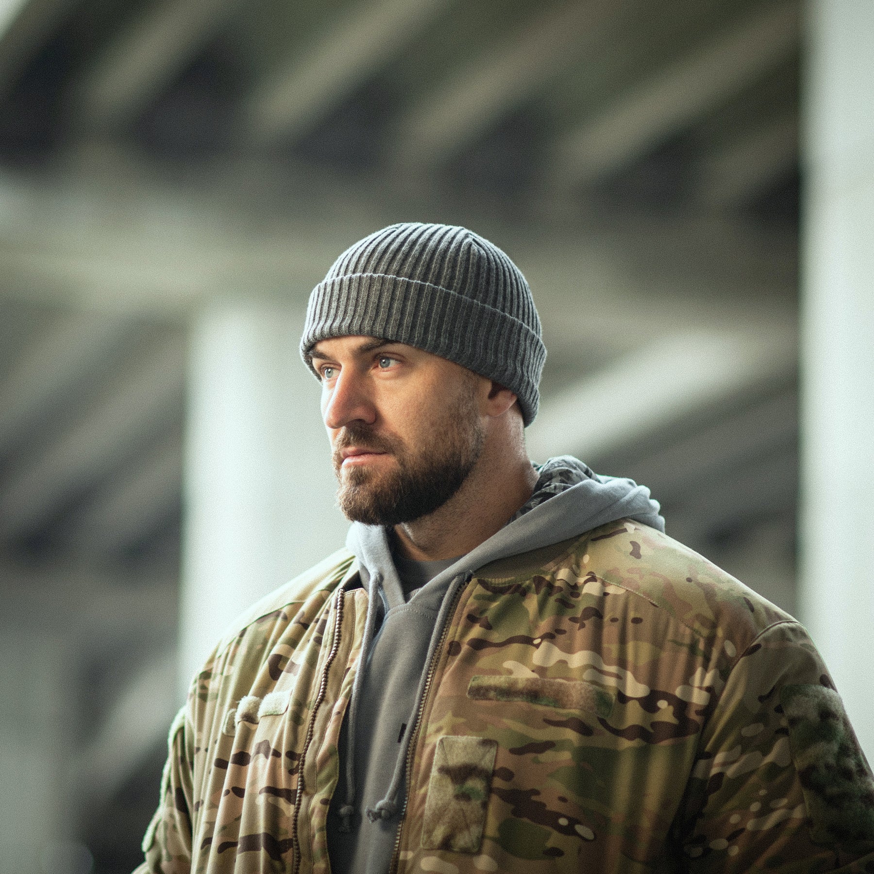 M-Tac шапка вязана 100% акрил Grey
