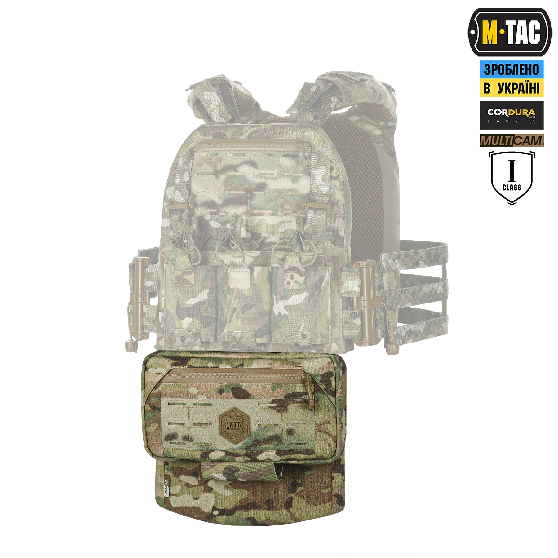 M-Tac захист живота з балістичним пакетом 1 клас захисту (BRONYX) Multicam