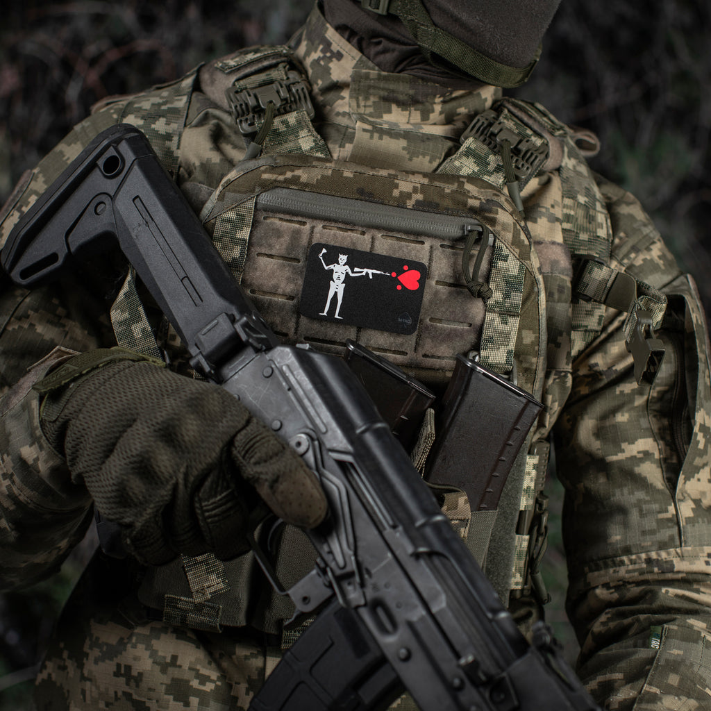 M-Tac нашивка прапор Чорна Борода АК-74 Black
