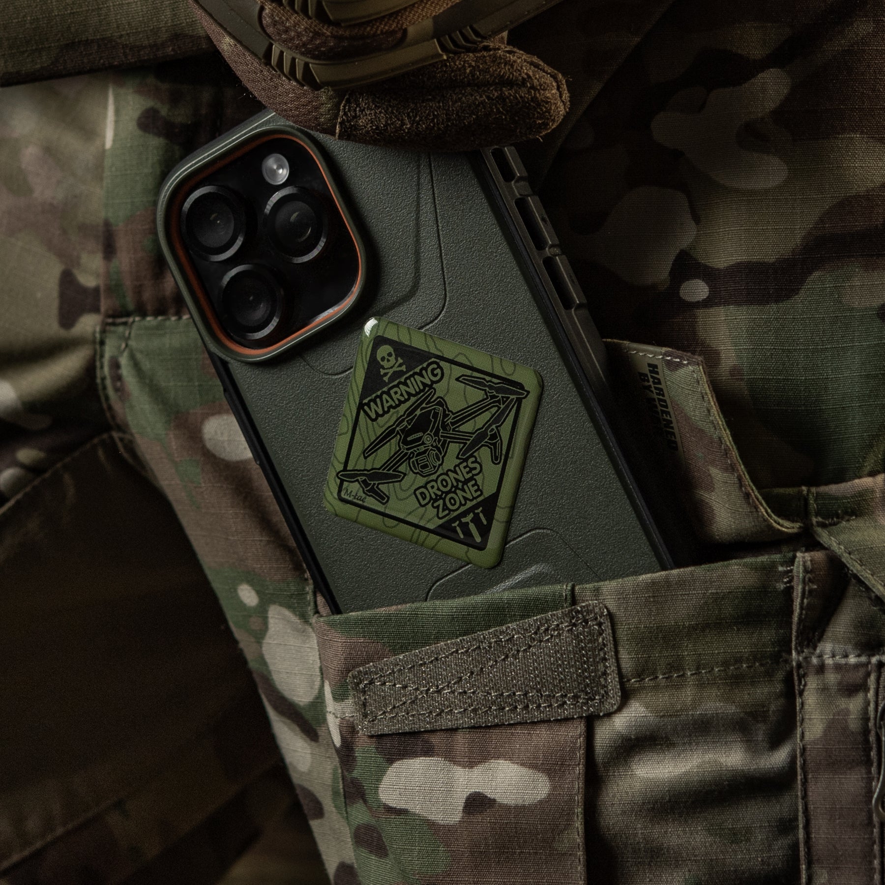 M-Tac наклейка обємна Drones Zone Olive