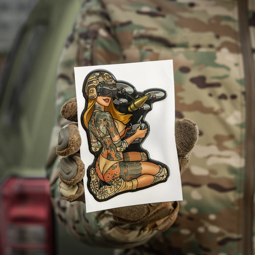 M-Tac наклейка Tactical girl №6 Якудза