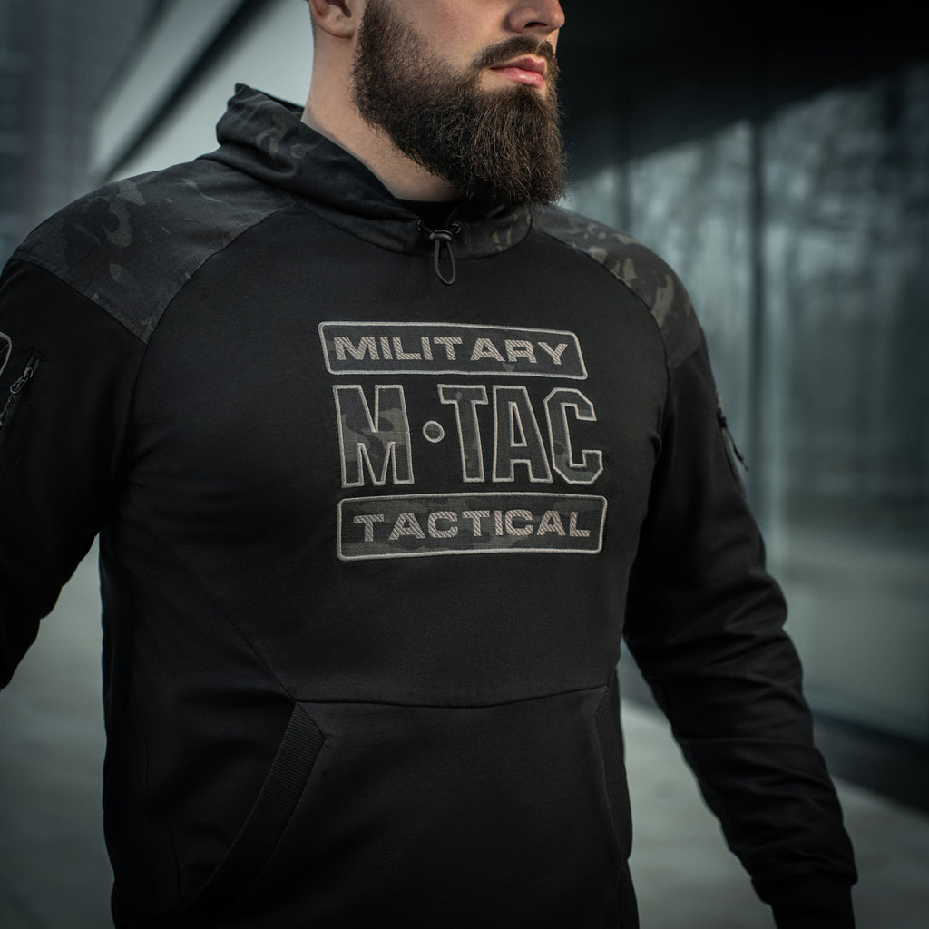 M-Tac кофта Hoodie Combat Black Multicam