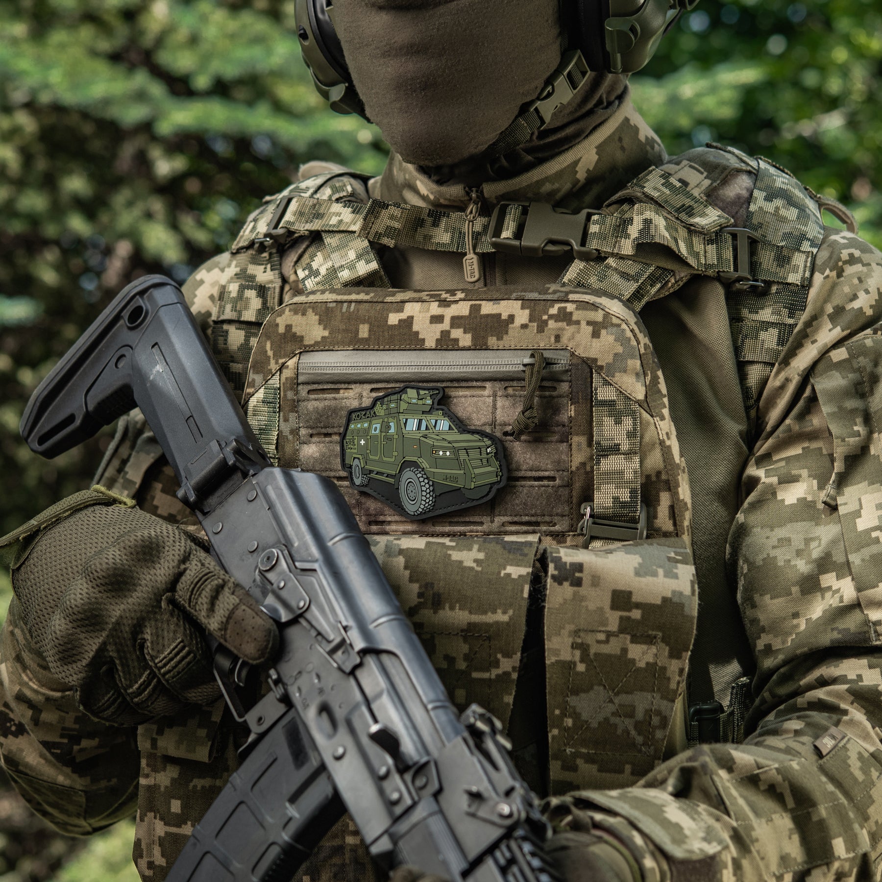 M-Tac нашивка Козак (PVC)