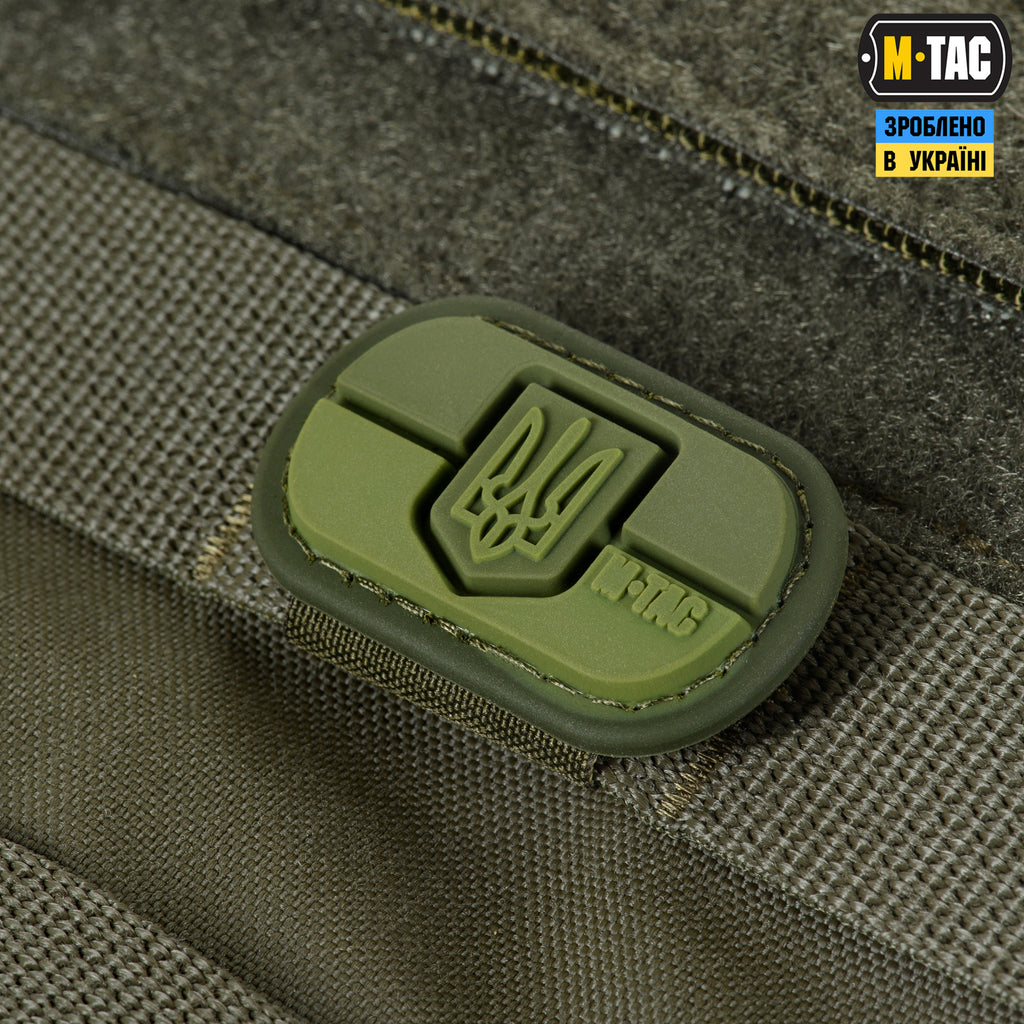 M-Tac MOLLE Patch Прапор України з гербом PVC Ranger Green