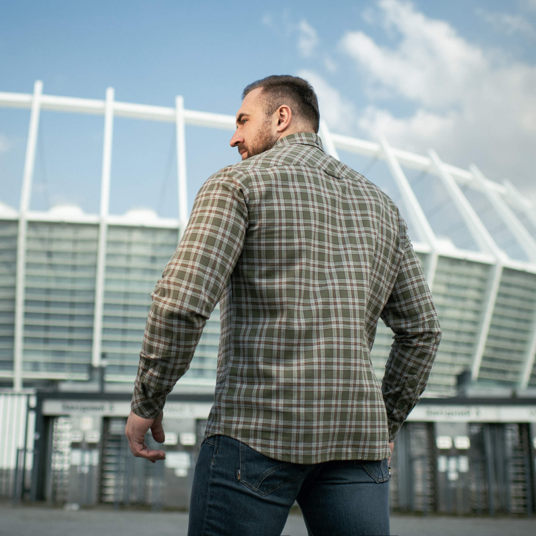 M-Tac сорочка Lumberjack Cotton Shirt Olive/Grey
