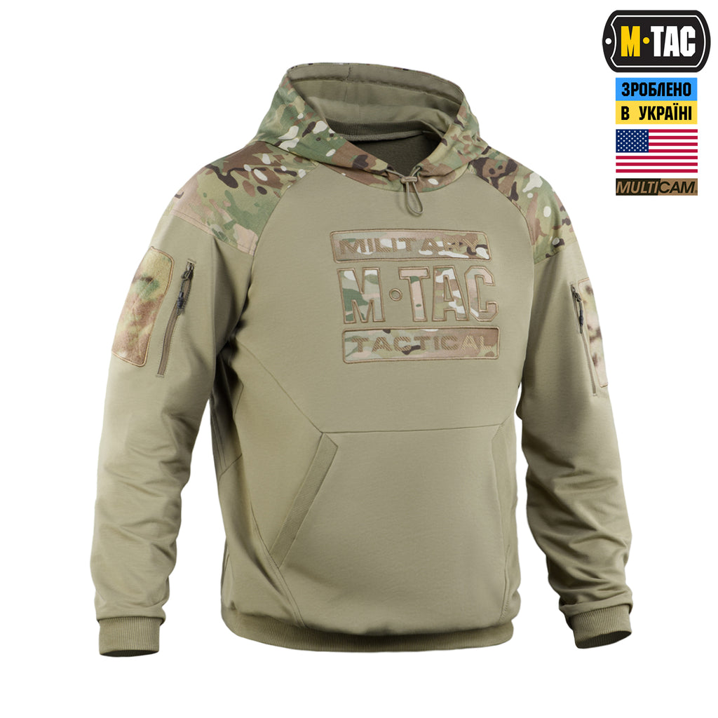 M-Tac кофта Hoodie Combat Multicam/Tan