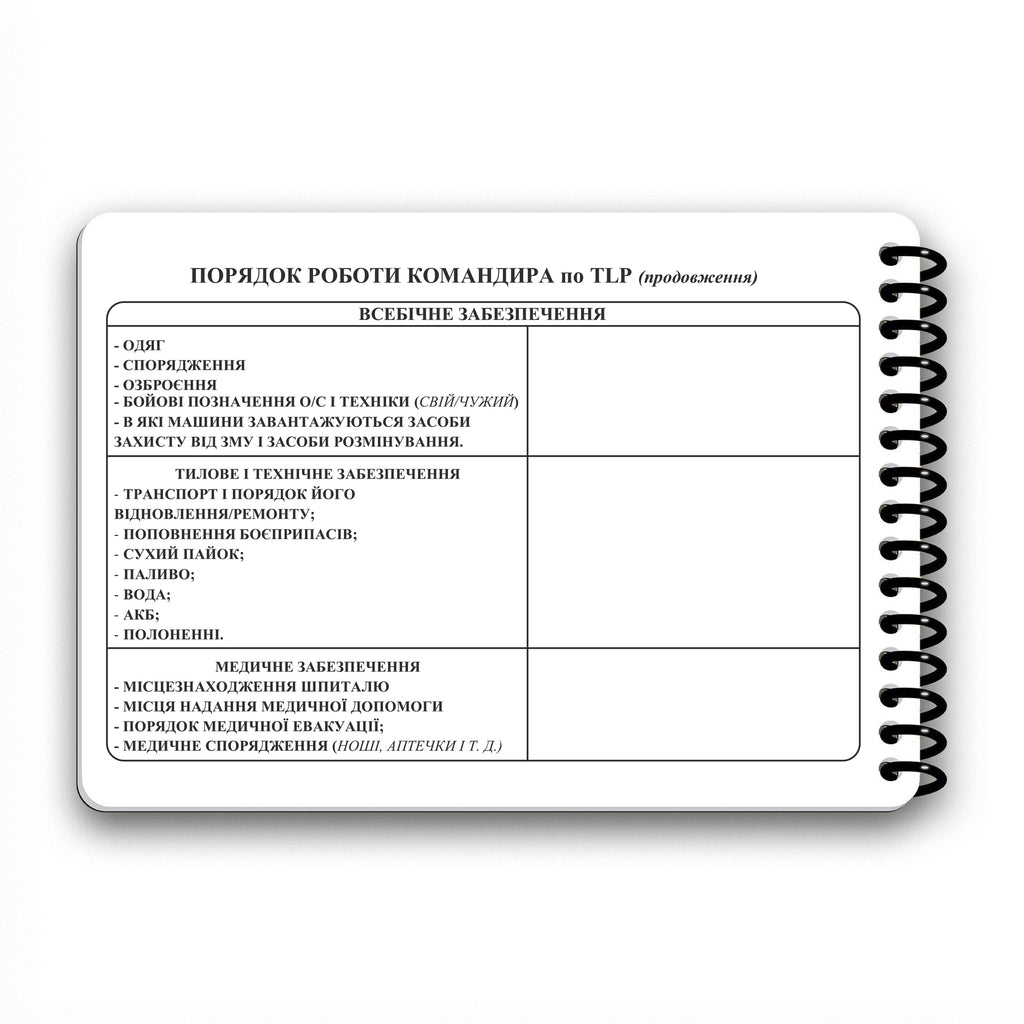 Ecopybook Tactical Блокнот сержанта