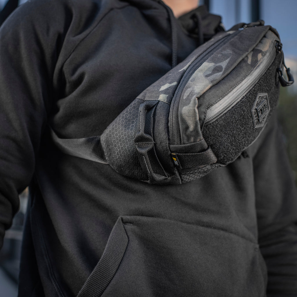 M-Tac сумка Waist Bag Elite Hex Multicam Black/Black