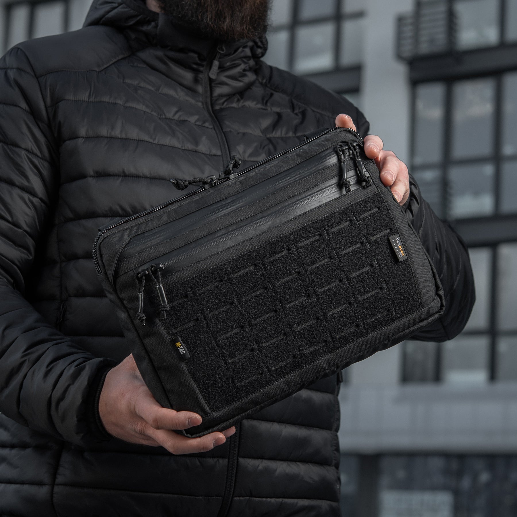M-Tac сумка Admin Bag Large Elite з липучкою Black