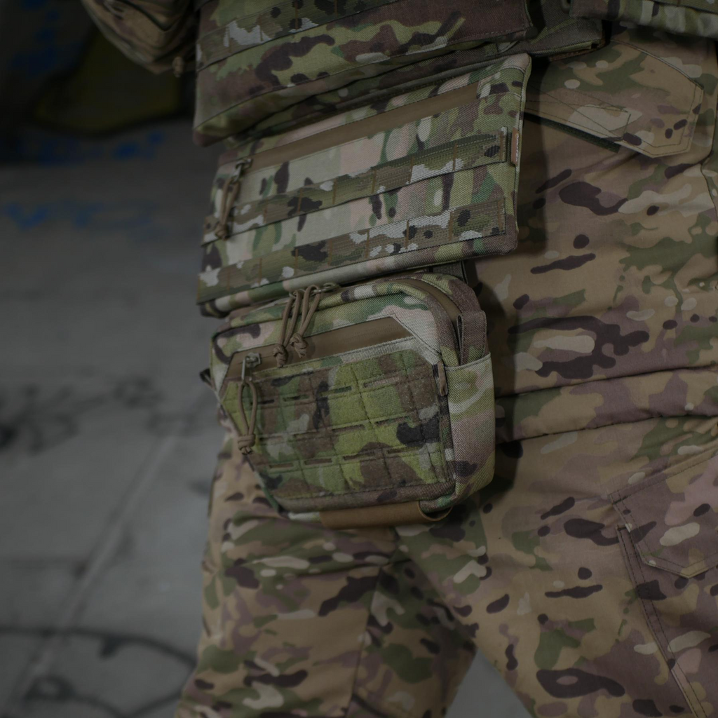 Сумка-напашник M Militex Cordura original USA Мультикам з NIR-просоченням