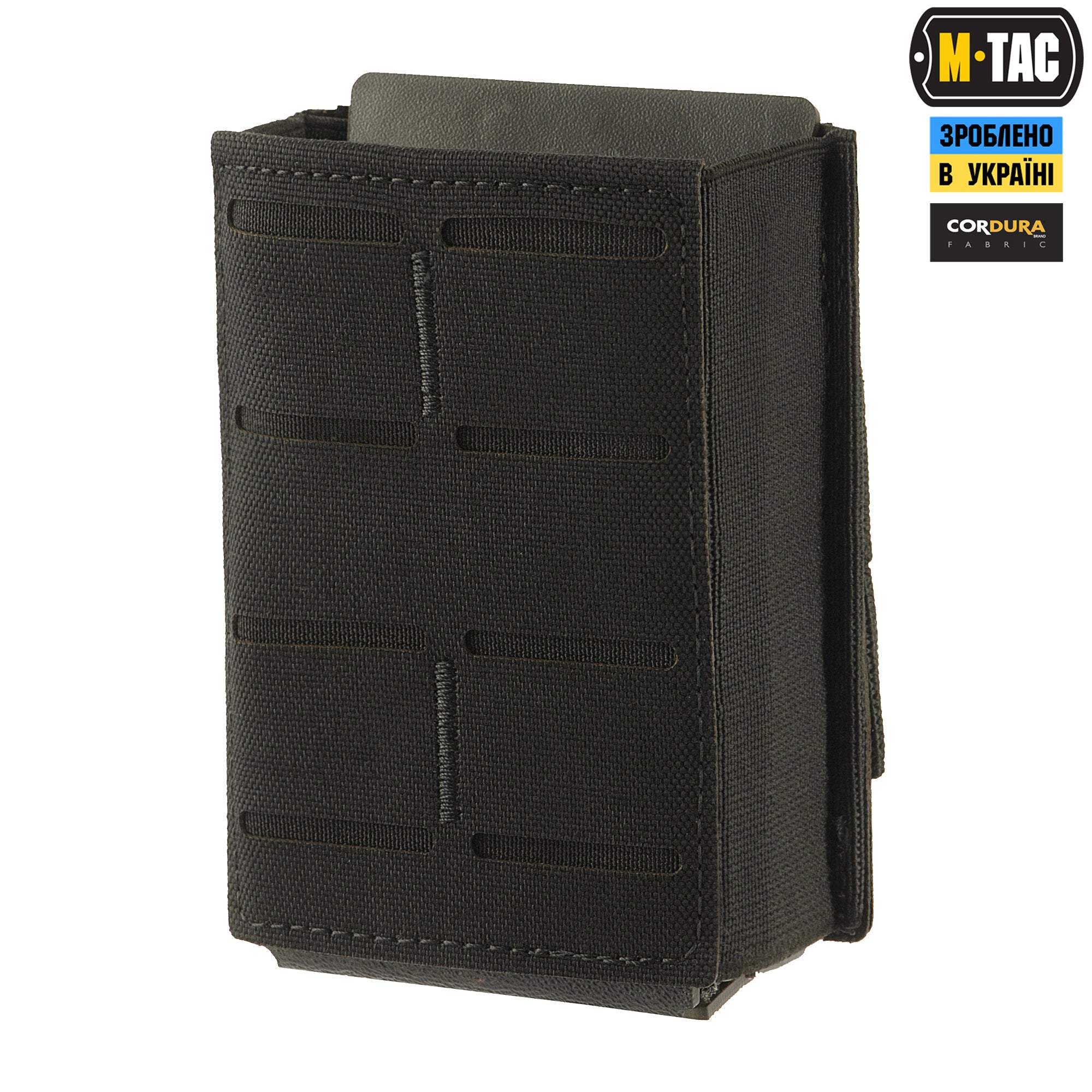 M-Tac підсумок для магазина на гумці (10 см) Laser Cut Black