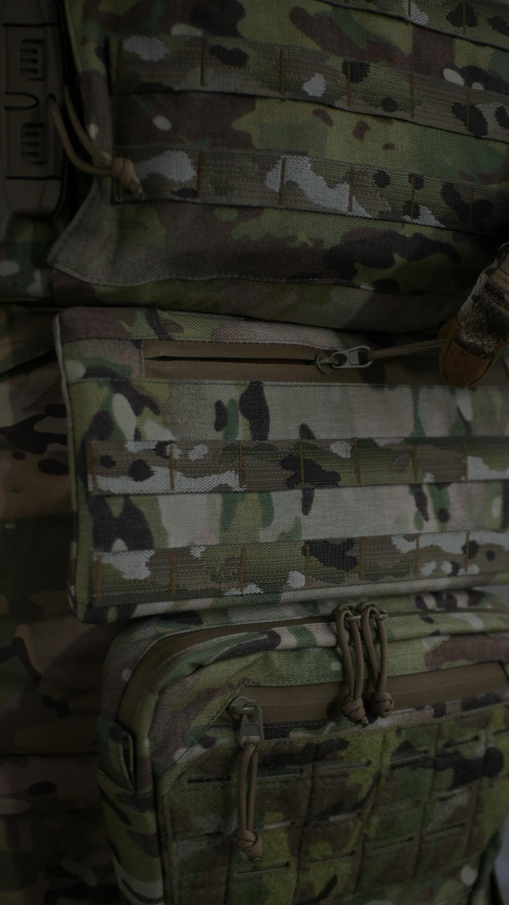Сумка-напашник XL Militex Cordura original USA Мультикам з NIR-просоченням