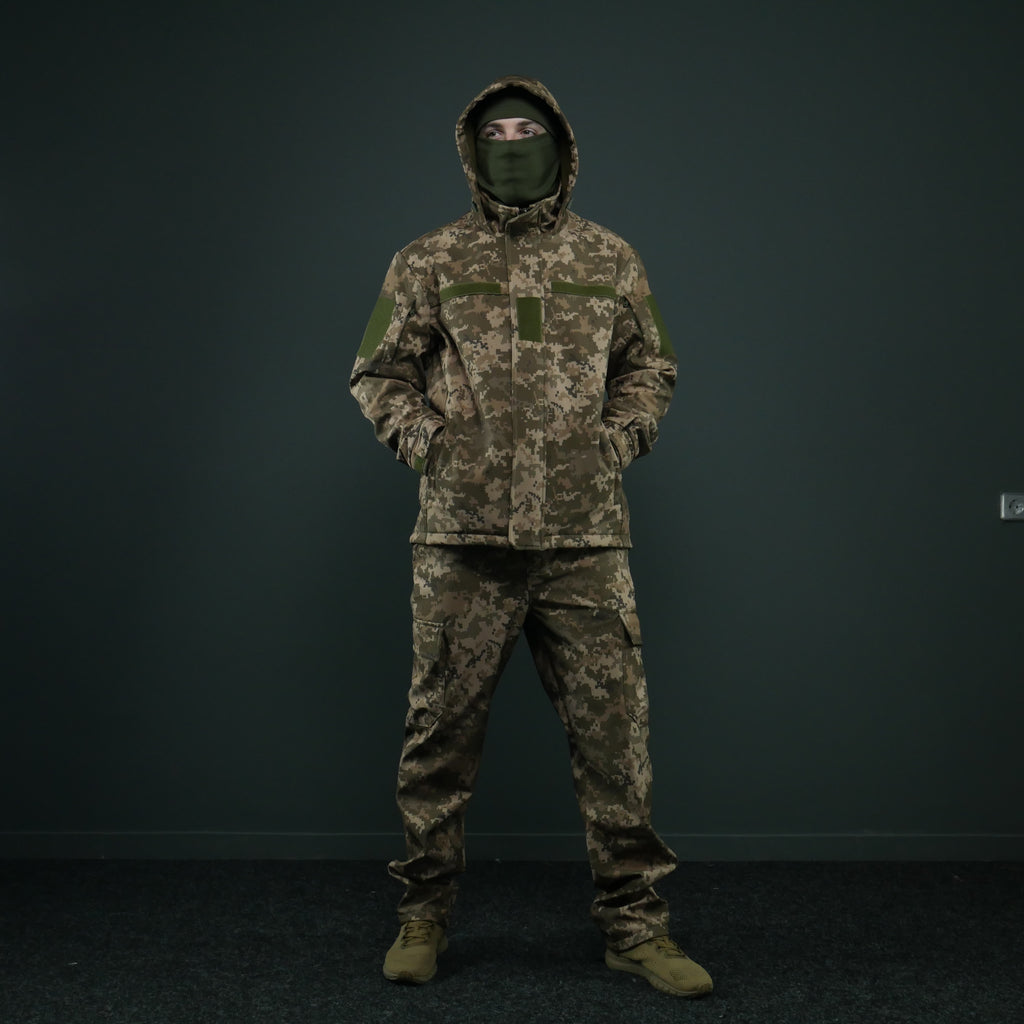 Демісезонний костюм Softshell Kiborg Піксель